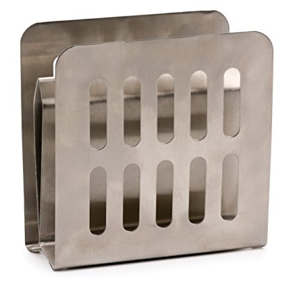 RSVP Endurance Stand It Up Stainless Steel Napkin Holder