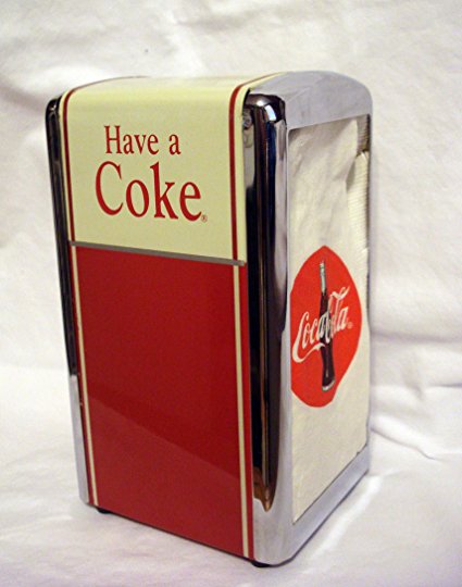 Retro 1992 Coca Cola Napkin Dispenser