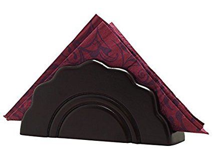 Wooden Black Napkin Holder - Decorative Centerpiece Office/Home/Bar and Restaurant – Envelope/Letter/Document Holder - Multipurpose Table Essentials - Clearance Sale Items on Table Decorations