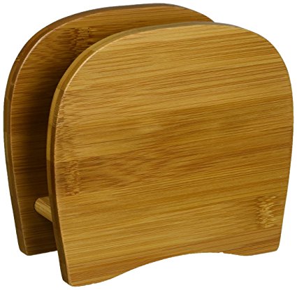 Lipper International 8861 Bamboo Wood Napkin Holder, 6