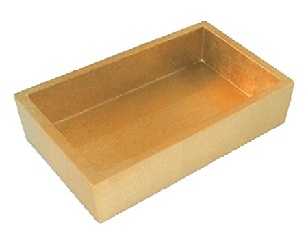 Entertaining with Caspari Lacquer Guest Napkin Holder, Gold
