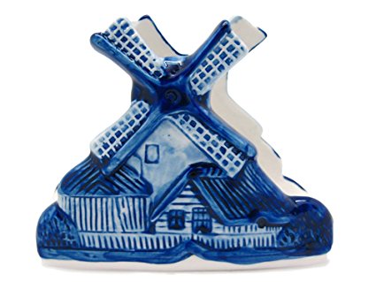Porcelain Napkin Holder with Windmill (5.25