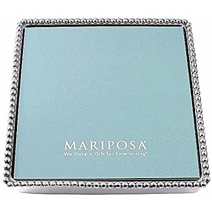 Mariposa Beaded Luncheon Napkin Box