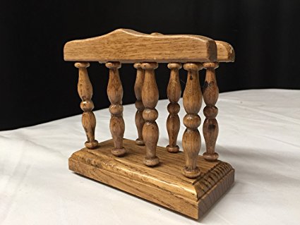 Napkin Holder Solid Oak Wood Furniture House Amish Provincial Stain